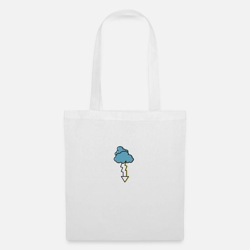 orage - Sac en tissu - blanc