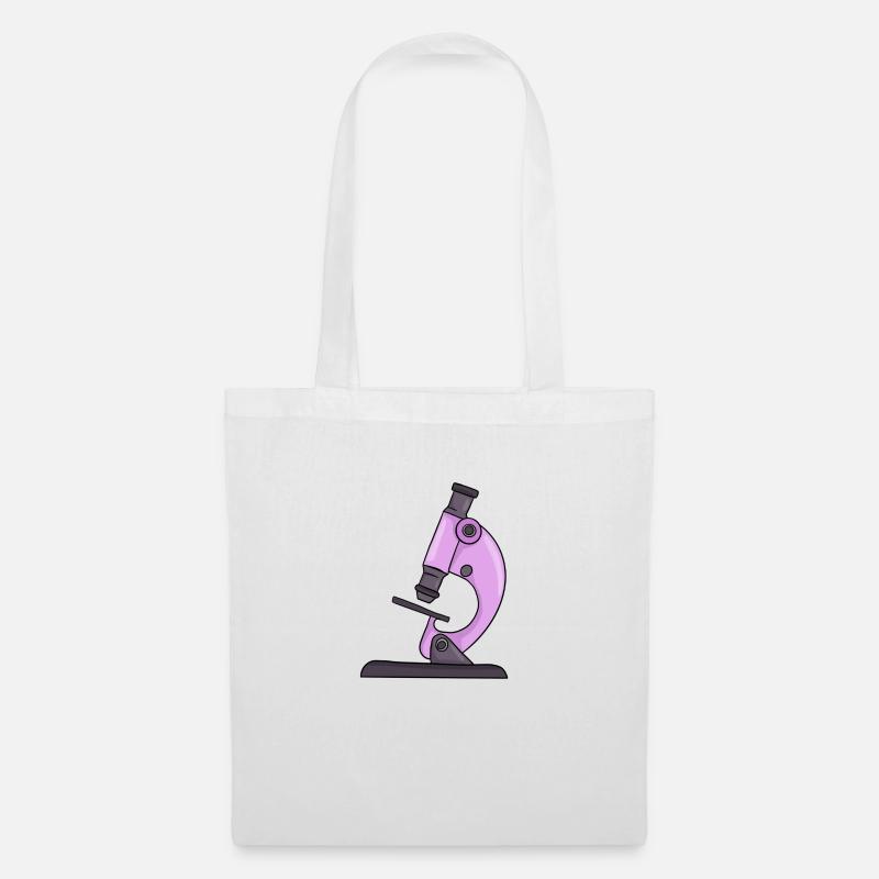 Microscope - Sac en tissu - blanc