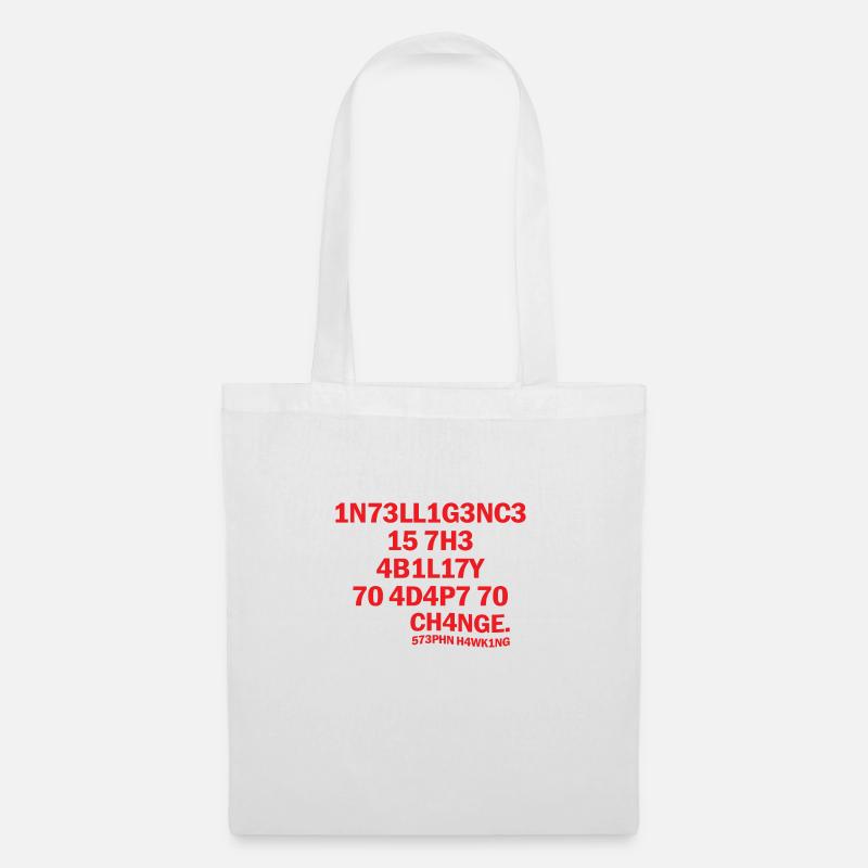 Inteligence Wissenschaft Spruch Physik Geschenk - Stoffbeutel - Weiß
