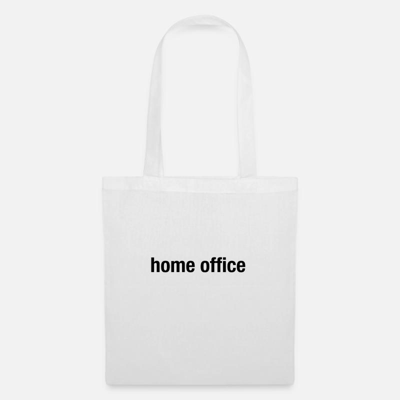 home office - Stoffbeutel - Weiß