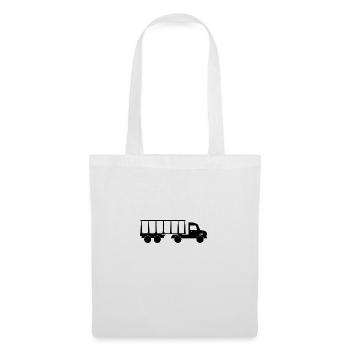un camion - Sac en tissu - blanc - Devant