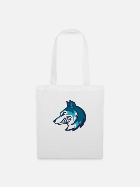 Wolf - Stoffbeutel - Weiß