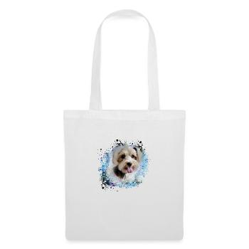 Havaneser,Bolognais,Maltais,chien,graffitis,peintres - Sac en tissu - blanc - Devant