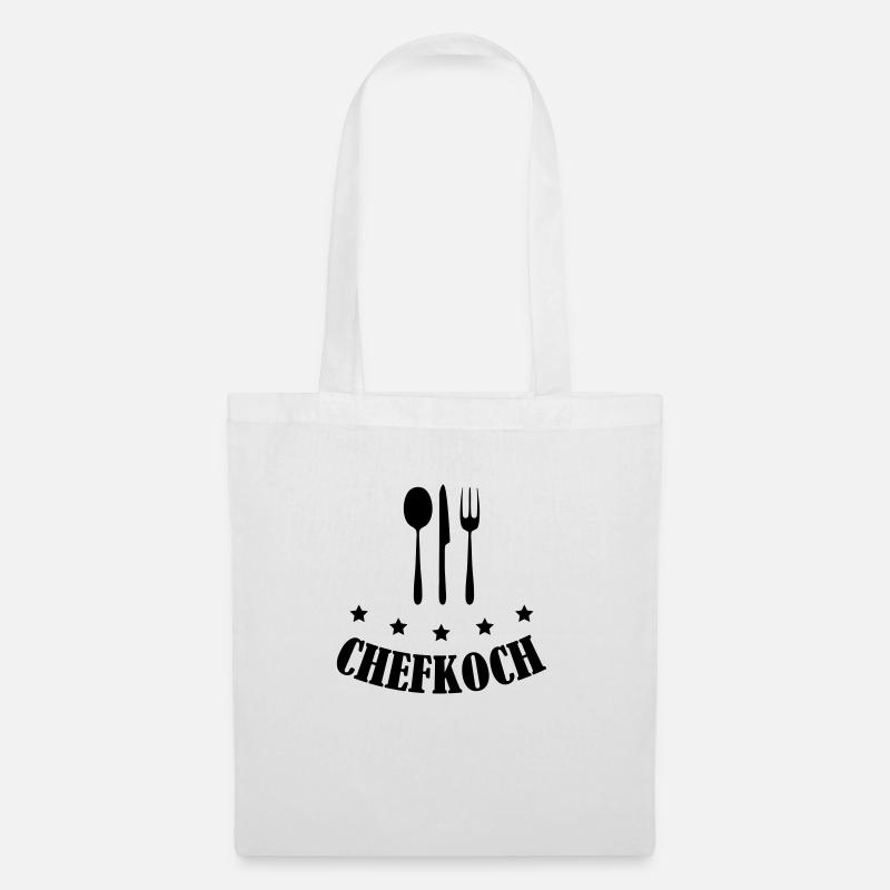 chefkoch - Stoffbeutel - Weiß