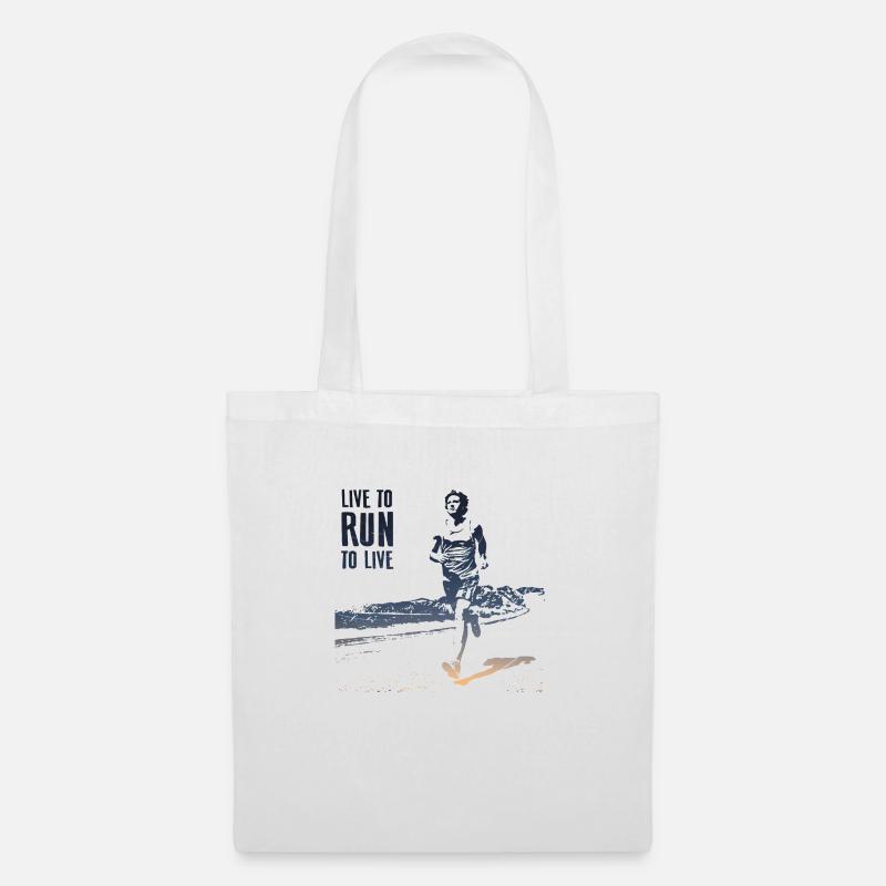 Courir - Sac en tissu - blanc