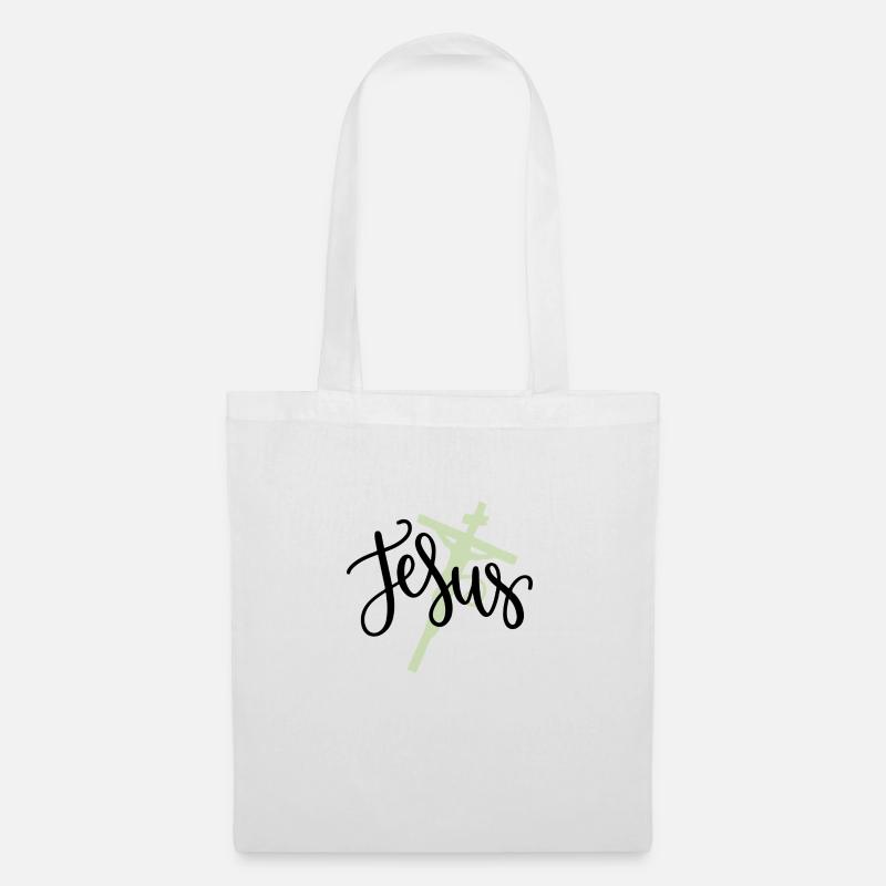 jesus 01 - Stoffbeutel - Weiß