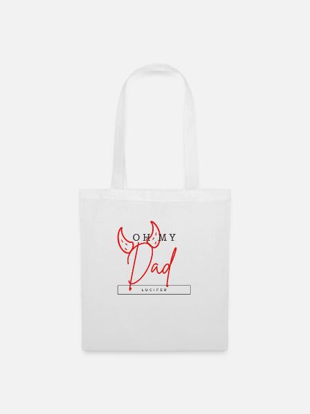 Oh my dad - Lucifer - Sac en tissu - blanc