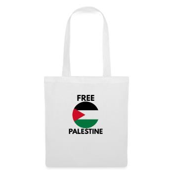 Libérer la Palestine - Sac en tissu - blanc - Devant