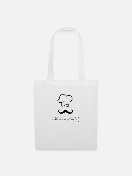 Design de cuisine - call me masterchef - Sac en tissu - blanc