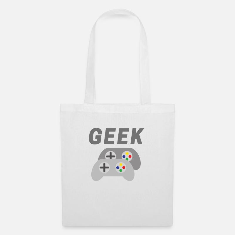 Geek - Stoffbeutel - Weiß