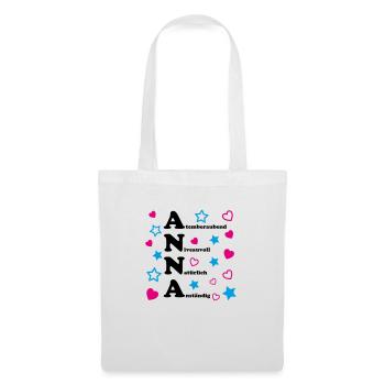 Anna - Stoffbeutel - Weiß - Vorne