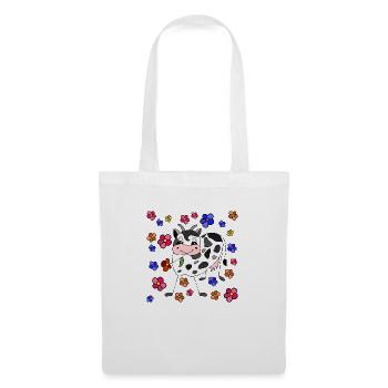 Cow - Tote Bag - white - Front