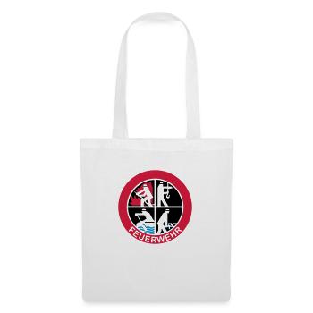 Feuerwehr Logo 3farbig - Stoffbeutel - Weiß - Vorne