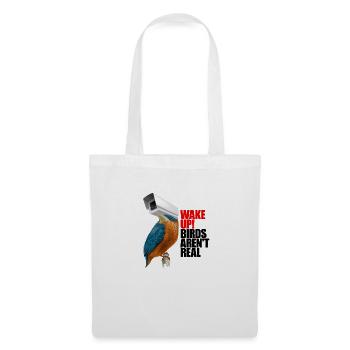 birds aren't real - Stoffbeutel - Weiß - Vorne