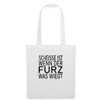 Fun Spaß Lustige - Stoffbeutel - Weiß - Vorne