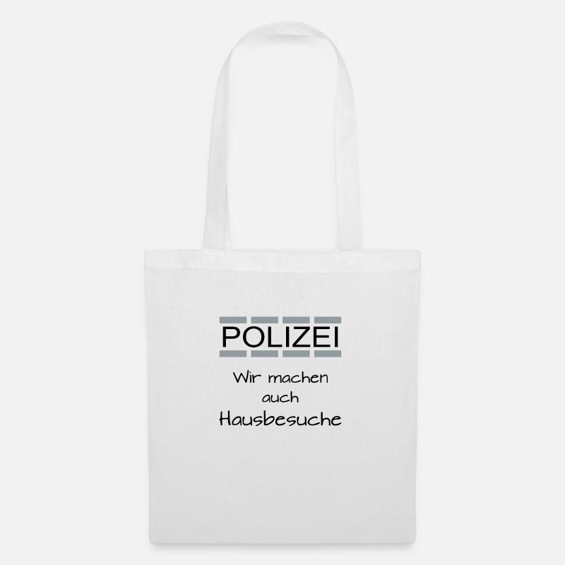 Polizei - Stoffbeutel - Weiß