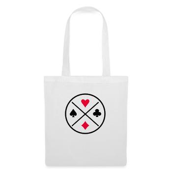 Card Symbols Poker - Tote Bag - white - Front