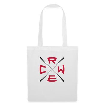 Logo de l’équipage X - Sac en tissu - blanc - Devant