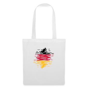Germany Flag Waves - Tote Bag - white - Front