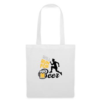 Run for Beer - Tote Bag - white - Front