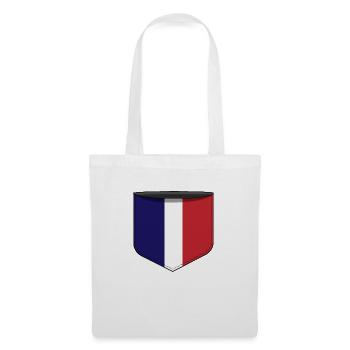 Poche France - Sac en tissu - blanc - Devant