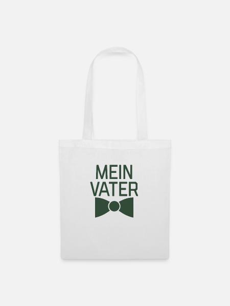 Mein Vater - Stoffbeutel - Weiß