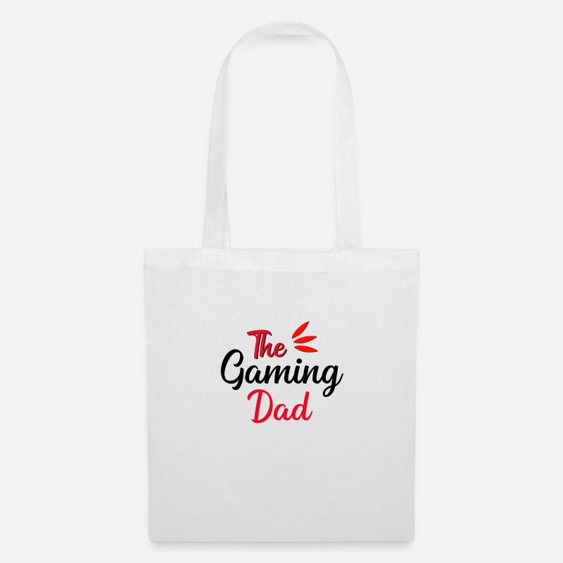 The gaming Dad - Stoffbeutel - Weiß