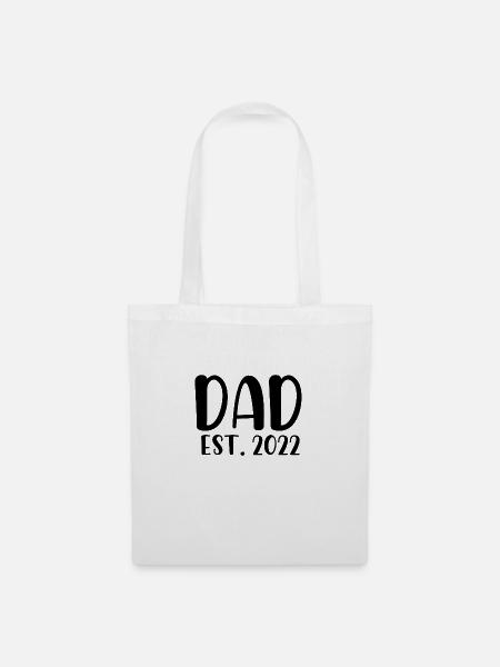Dad est 2022 - Stoffbeutel - Weiß