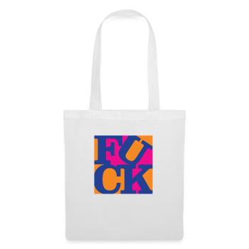 F**K WordPlay art original 6 - Sac en tissu - blanc - Devant