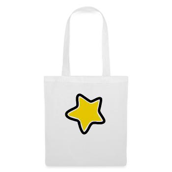 Stern / Kinderstern - Stoffbeutel - Weiß - Vorne