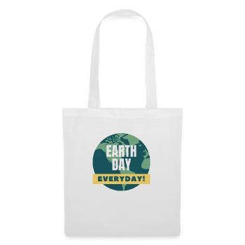 Earth Day - Stoffbeutel - Weiß - Vorne
