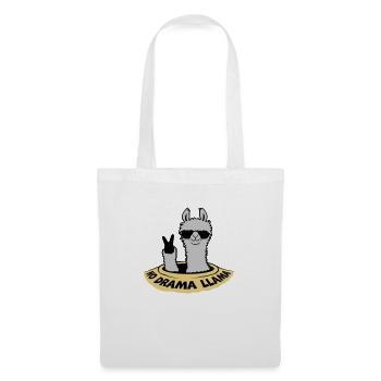 Lama de la paix du fond du trou - Sac en tissu - blanc - Devant