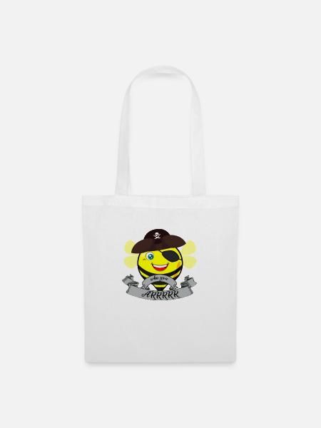 Bee who you arrrr - Stoffbeutel - Weiß