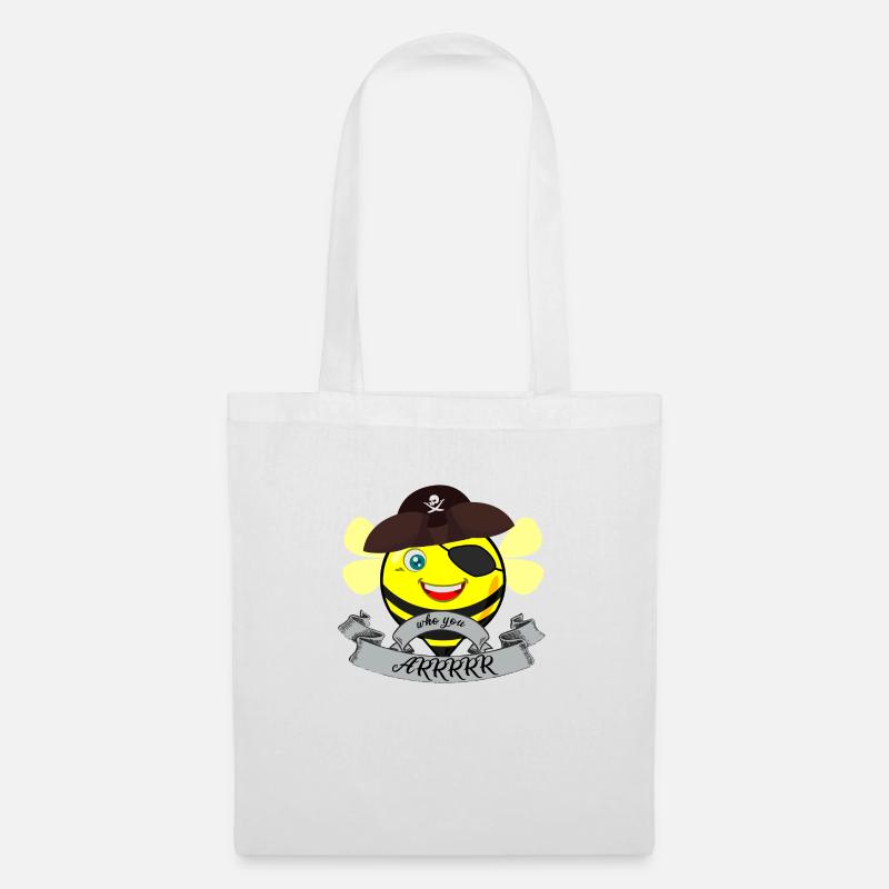 Bee who you arrrr - Stoffbeutel - Weiß