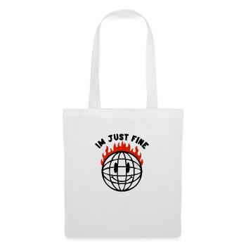 I'm Just Fine - Tote Bag - white - Front