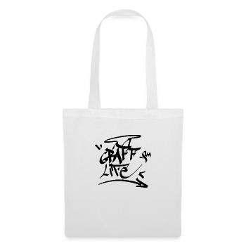GRAFFITI LIFE - Sac en tissu - blanc - Devant