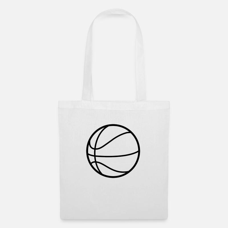 Basketball - Stoffbeutel - Weiß