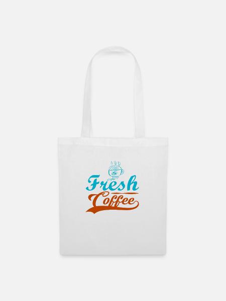 Fresh Coffee - Stoffbeutel - Weiß