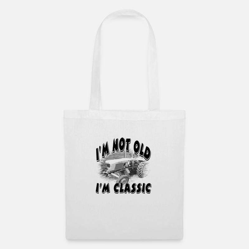 Tractor - Tote Bag - white
