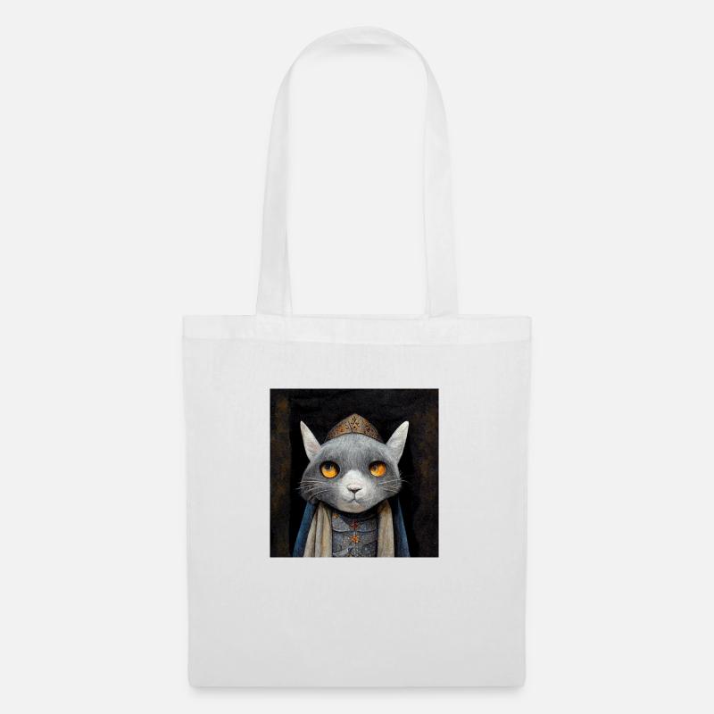 Holy Cat - Stoffbeutel - Weiß