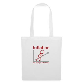 Trying to stop inflation Sarcasm - Tote Bag - white - Front
