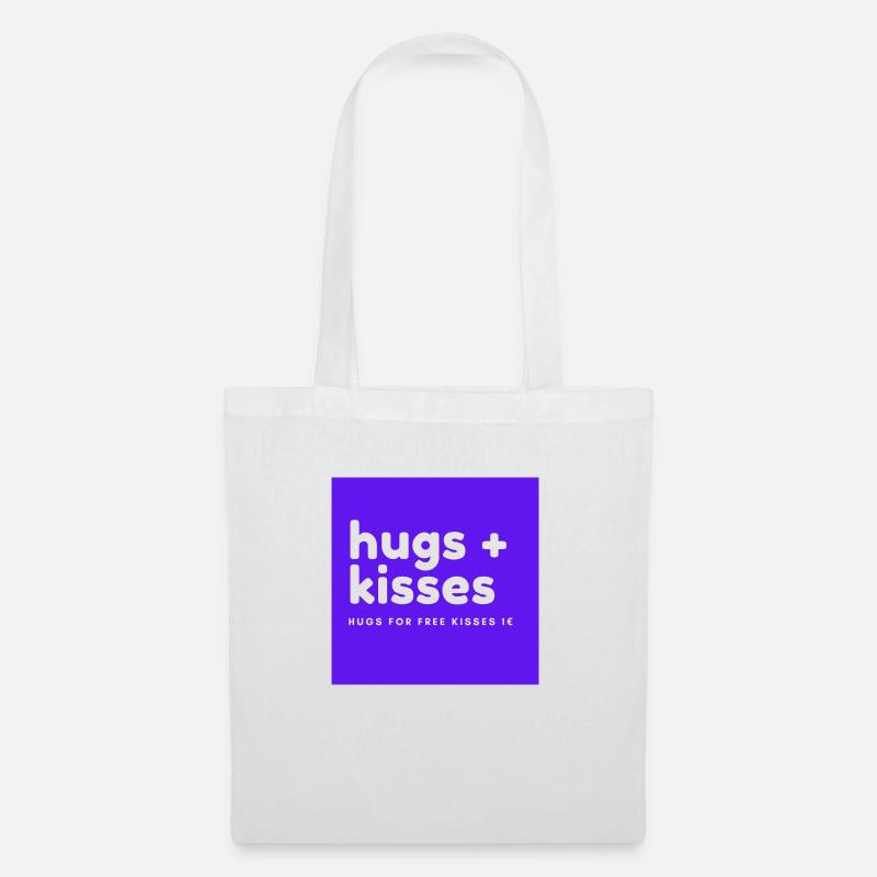 hugs for free - Stoffbeutel - Weiß