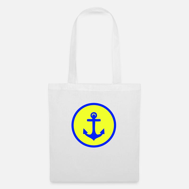 Ancre - Sac en tissu - blanc