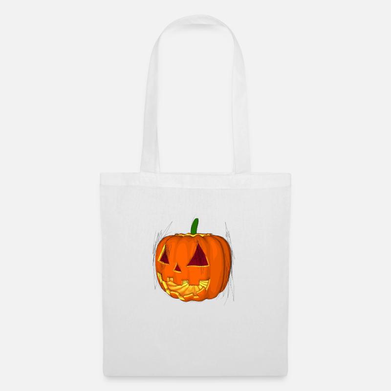 Hallloween - Stoffbeutel - Weiß