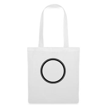 Icône de cercle - Sac en tissu - blanc - Devant