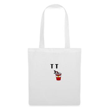un gars qui boit - Sac en tissu - blanc - Devant