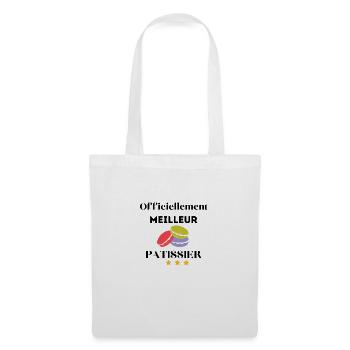 MEILLEUR PATISSIER - Sac en tissu - blanc - Devant
