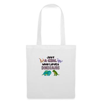 Just A Girl Who Loves Dinosaurs - Tote Bag - white - Front
