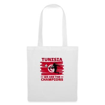 Tunisia Football 2022 supporter of Tunisia footbal - Tote Bag - white - Front