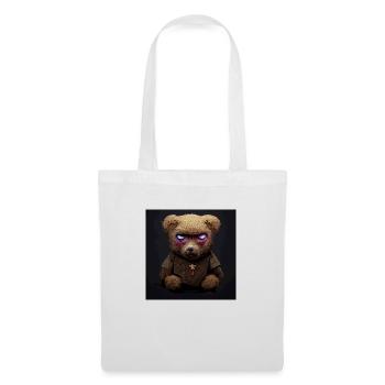 Bad Teddy - Stoffbeutel - Weiß - Vorne